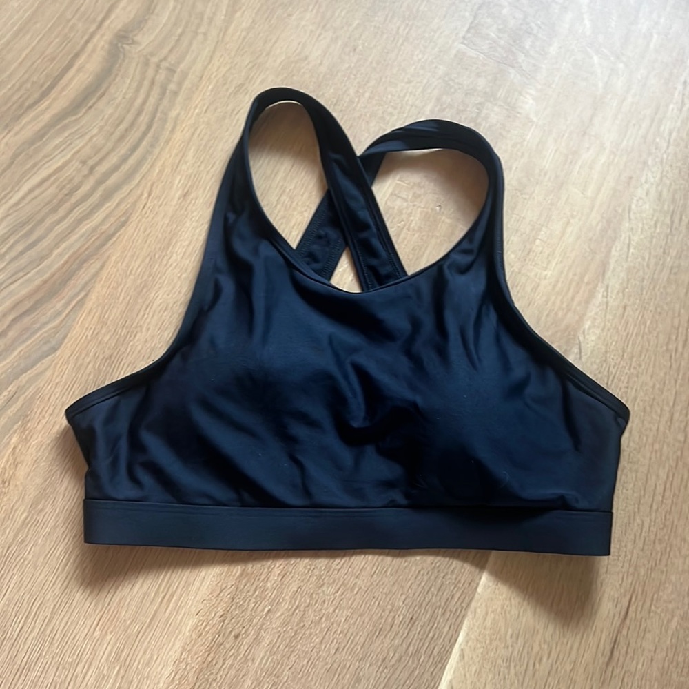 Roxy Swim Top Size Medium Black